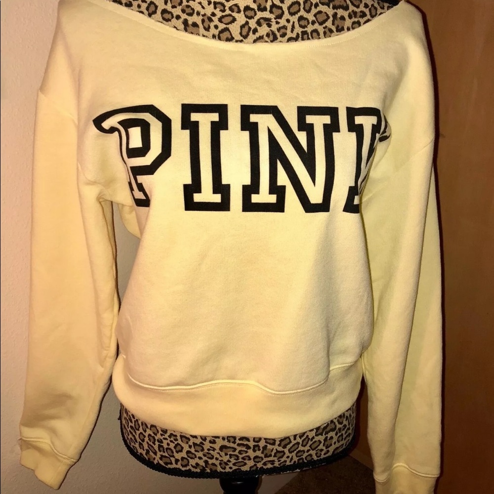 Pink Victoria secret sweatshirt